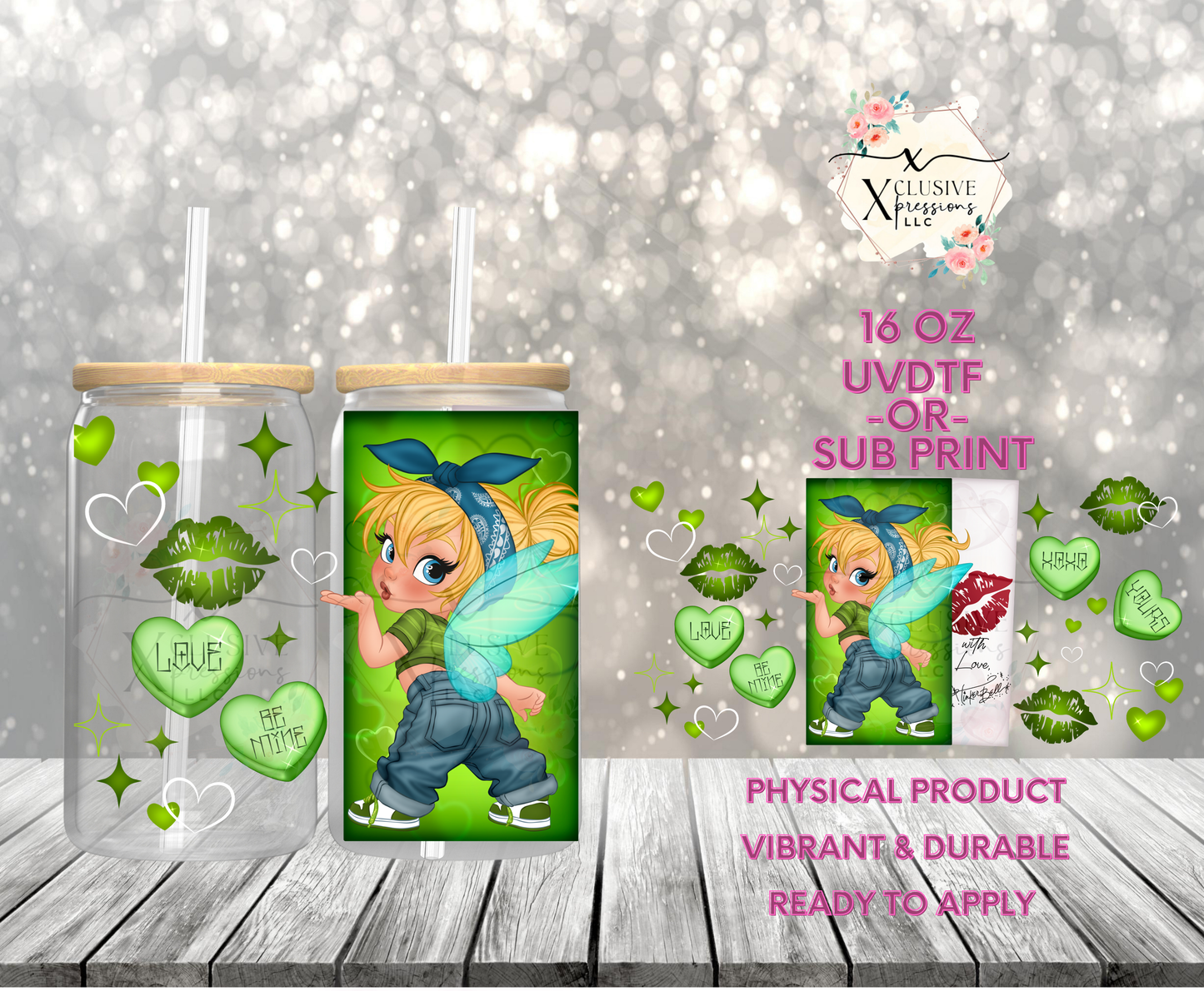 #959 Tinker Princess Chola, 16 oz UVDTF P2O