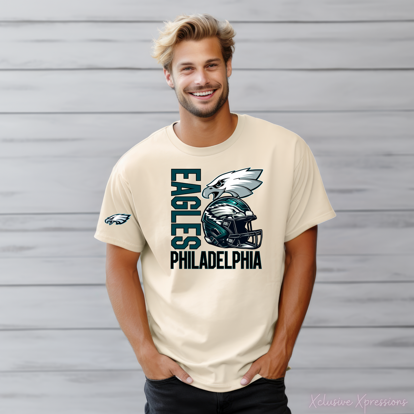 Eagles Football w/ sleeve, DTF & Sublimation P2O