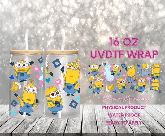 #572 Minions, 16 oz UVDTF P2O