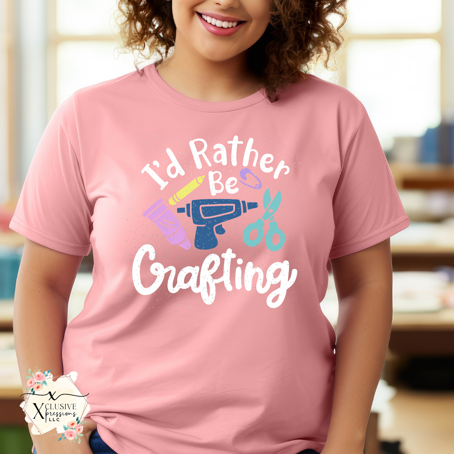 I’d Rather Be Crafting, DTF & Sublimation Print POD