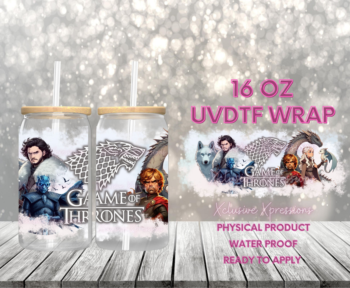 #545 Dragon GOT, 16 oz UVDTF P2O