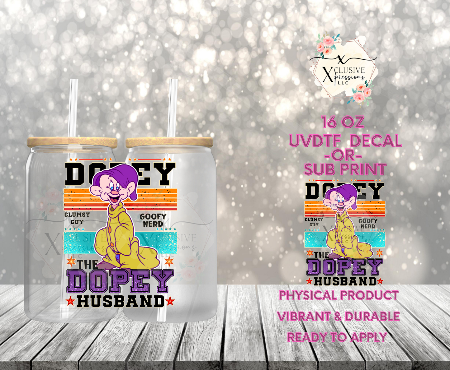 #940 Dope Dwarf, UVDTF Decal P2O