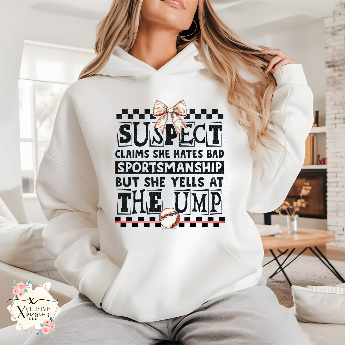 Suspect Baseball the Ump in Black, DTF & Sublimation POD