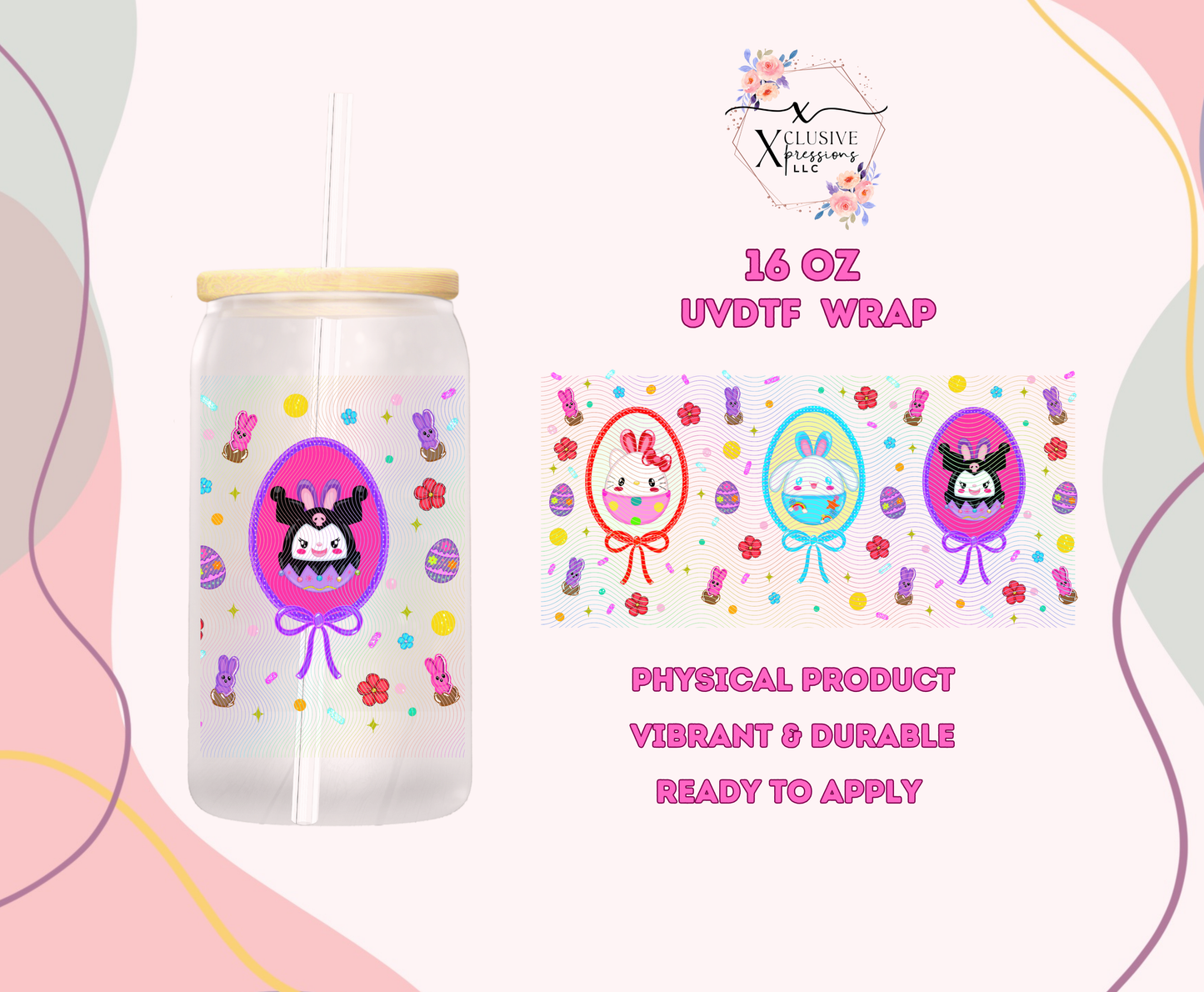#1214 HK Kuku Easter, UVDTF P2O