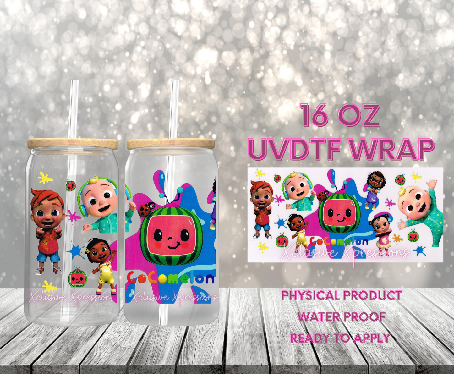 #2 Coco Watermelon, 16 oz UVDTF