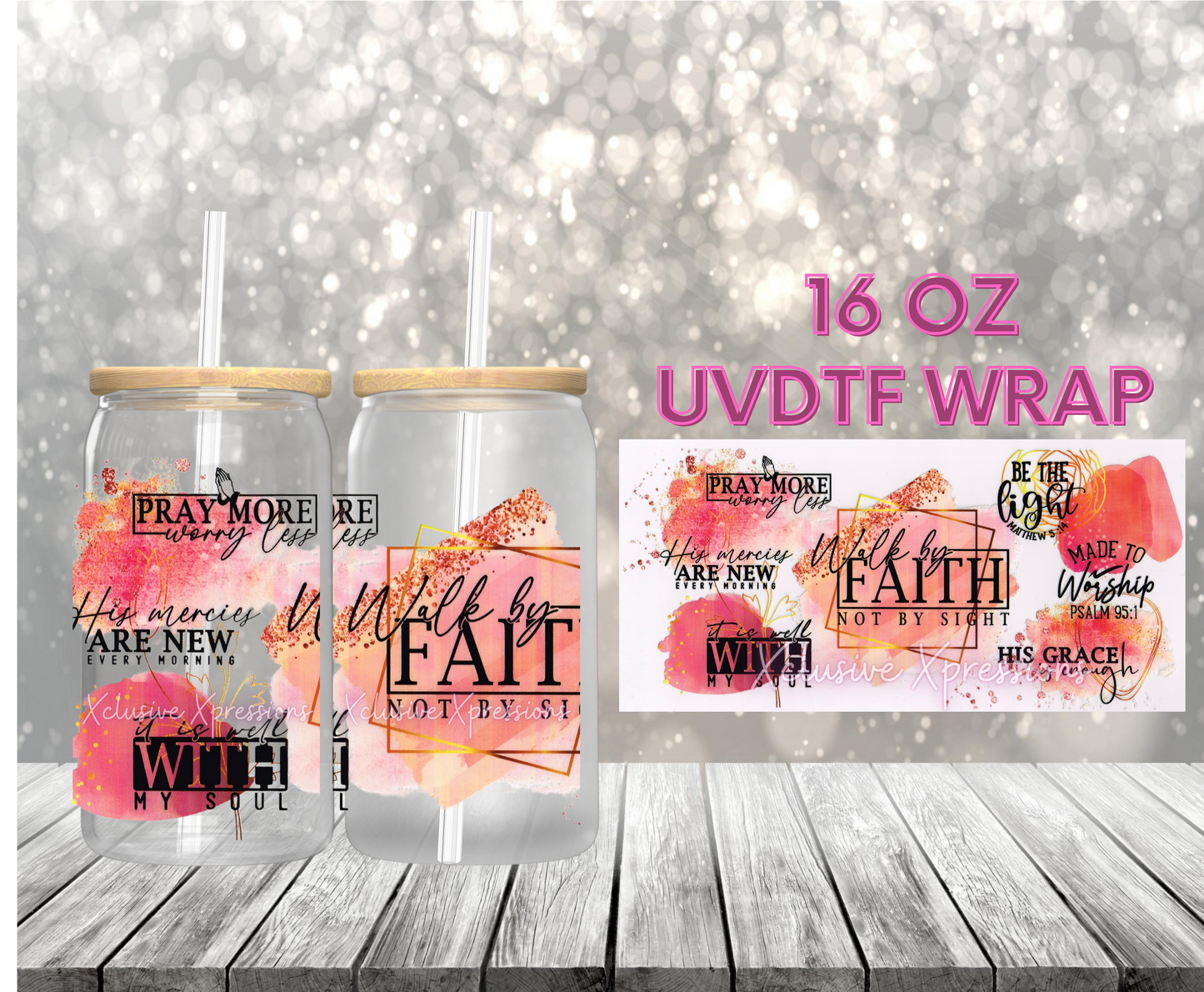 #435 Faith, 16 oz UVDTF