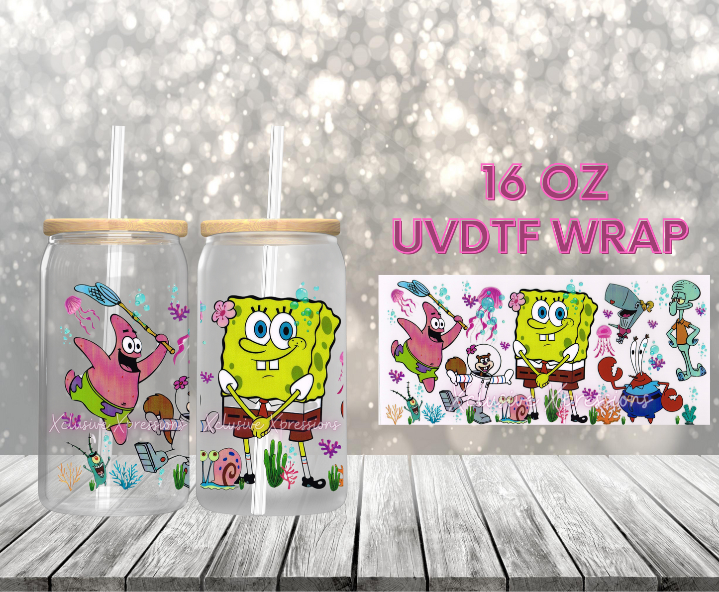 #73 Sponge Crew, 16 oz UVDTF