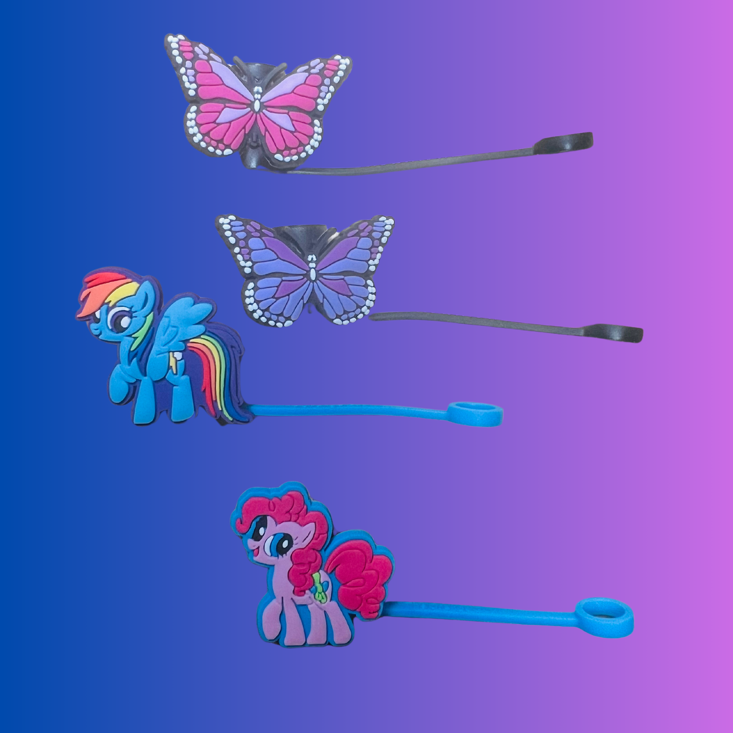 Butterfly & Unicorn Pony Toppers