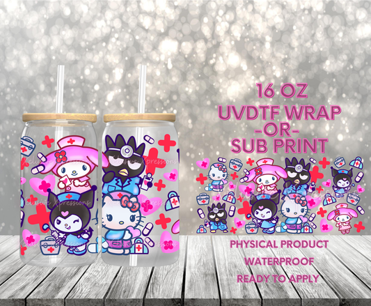 #657, HK Nurse, 16 oz UVDTF P2O