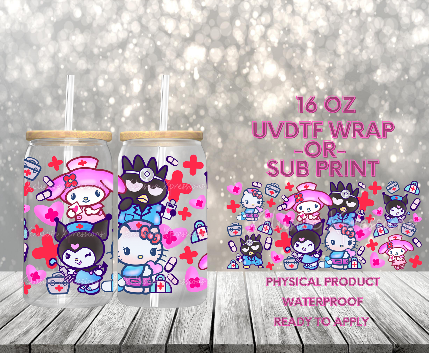 #657 HK Nurse, UVDTF P2O