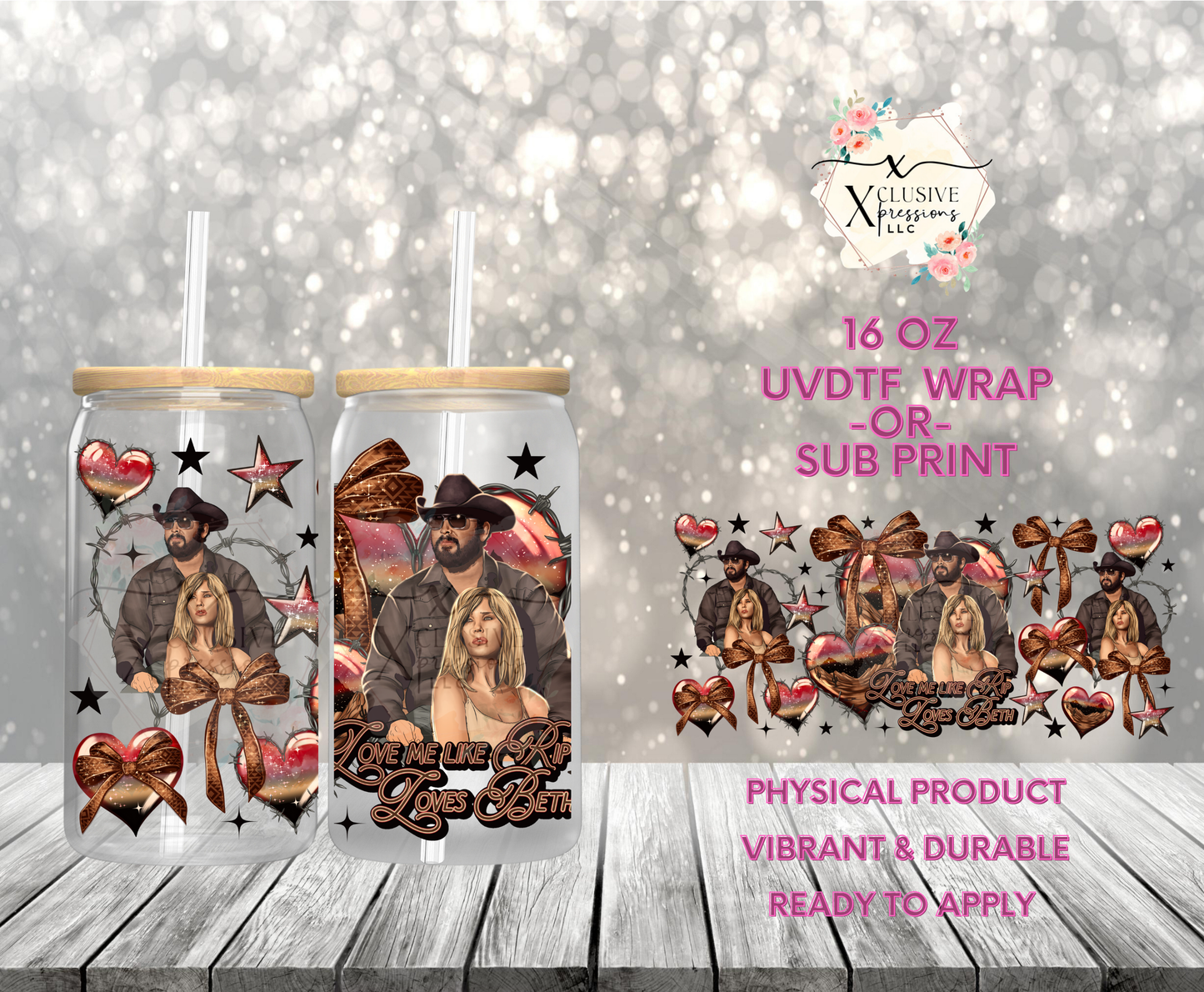 #866 Yellowstone, 16 oz UVDTF P2O