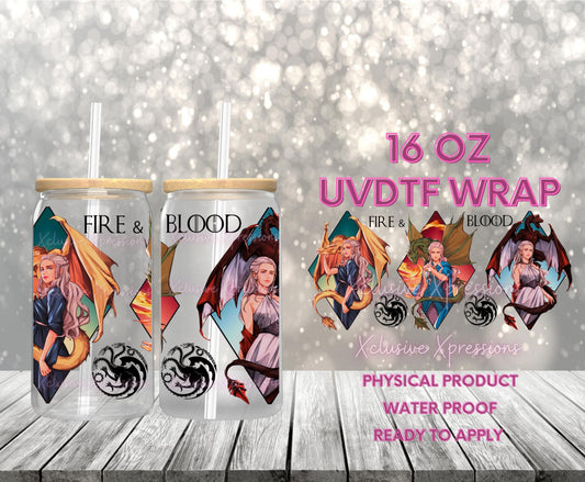 #544 Dragon Fire & Blood, 16 oz UVDTF P2O
