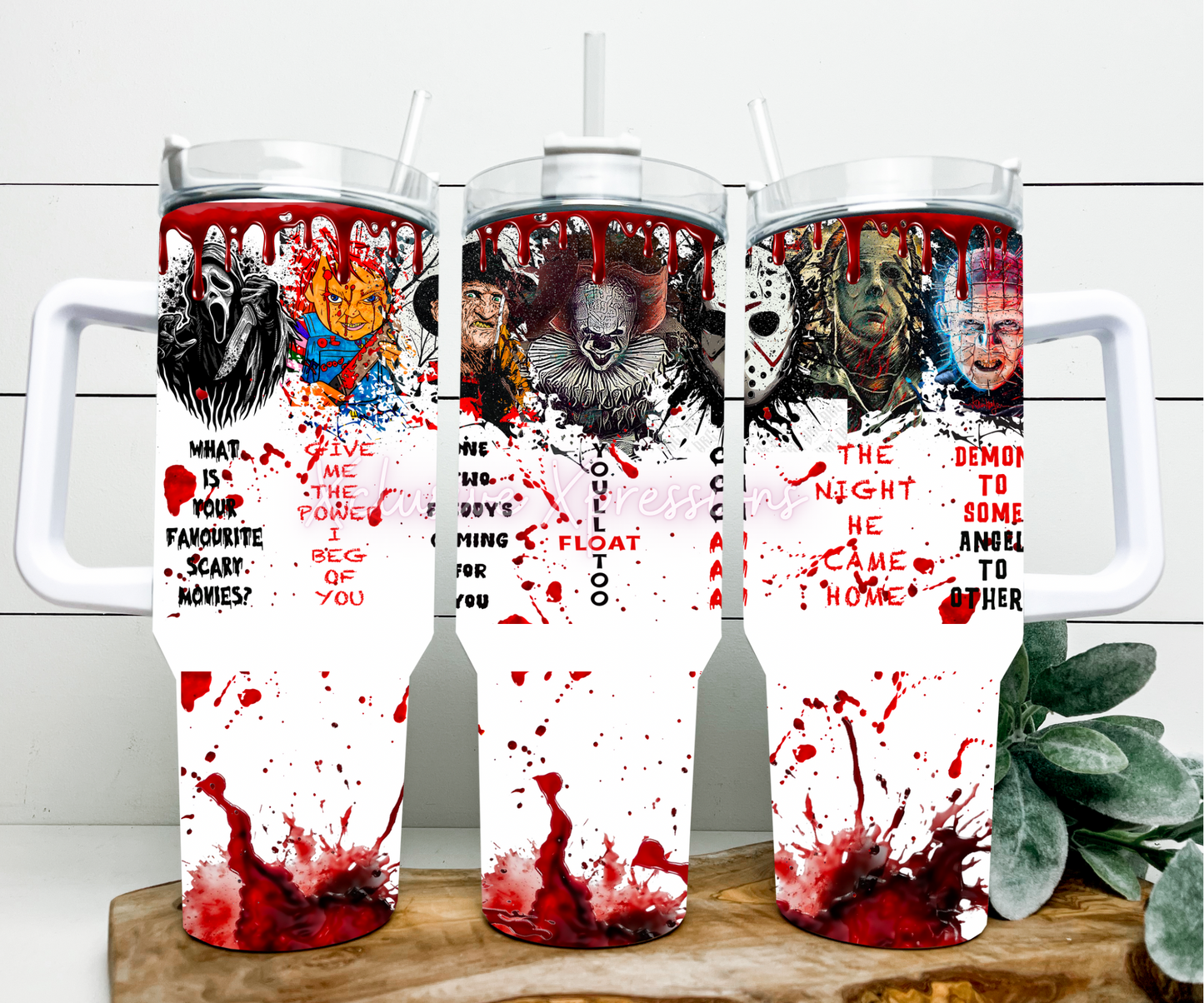 Horror, 40 oz Sub Design Tumbler Mug