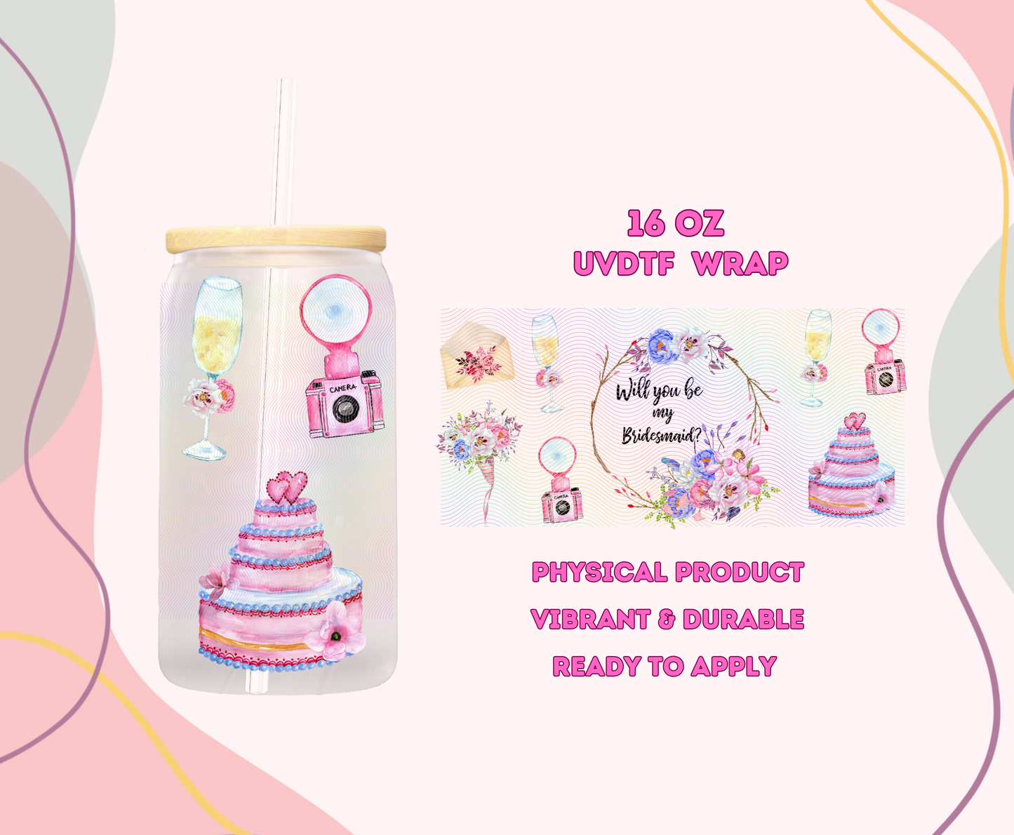 #1060 Bridesmaid, Xclusive 16 oz P2O