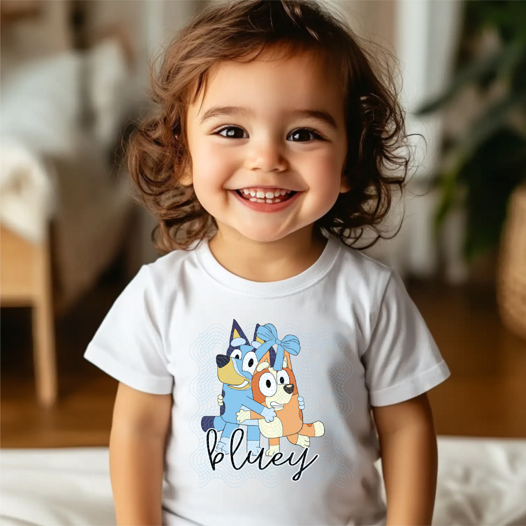 Bluey DogBow Kids, DTF P2O