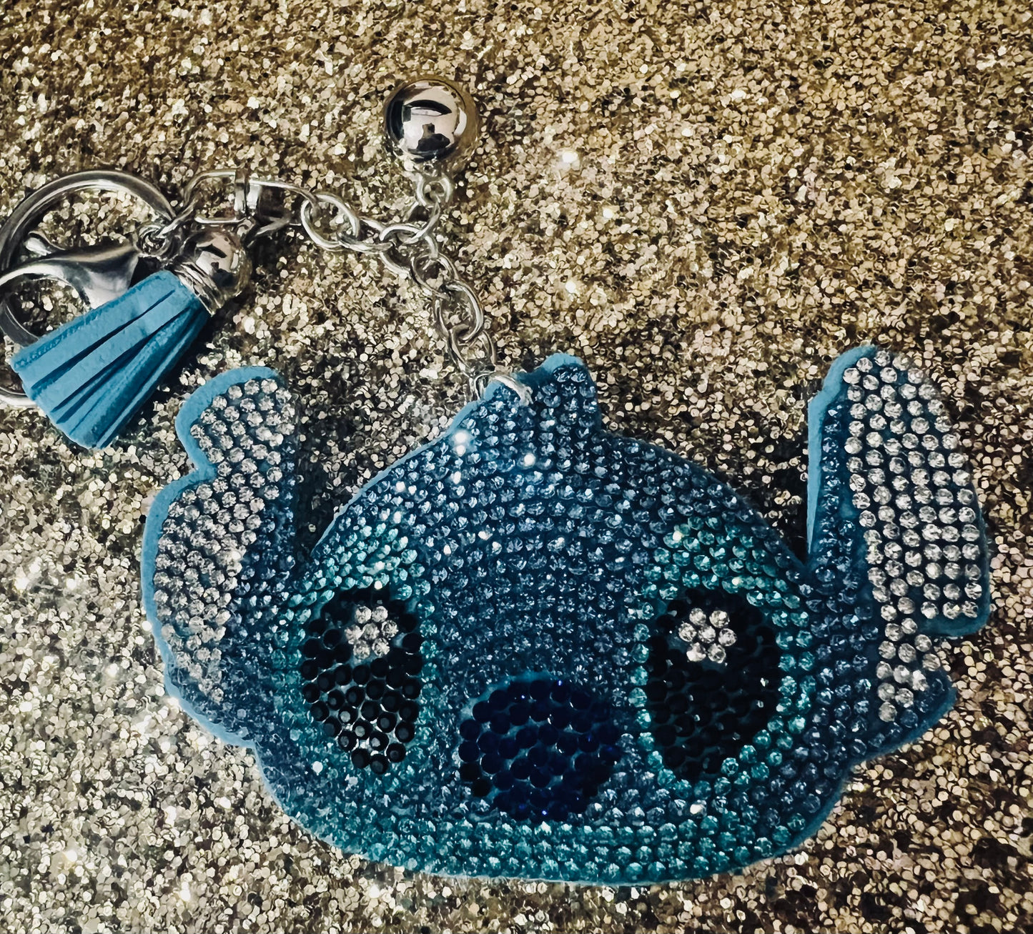 Stich Rhinestone Keychain