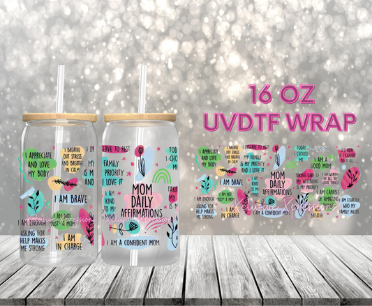 #453 Mom Daily Affirmations, 16 oz UVDTF