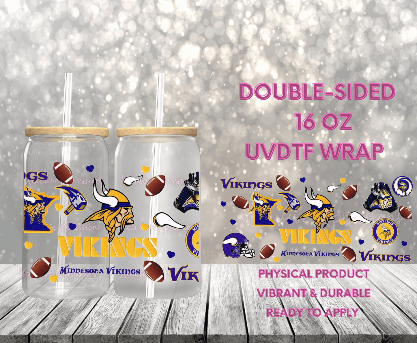 #727 Minn Vikings Football, Double-Sided RTS