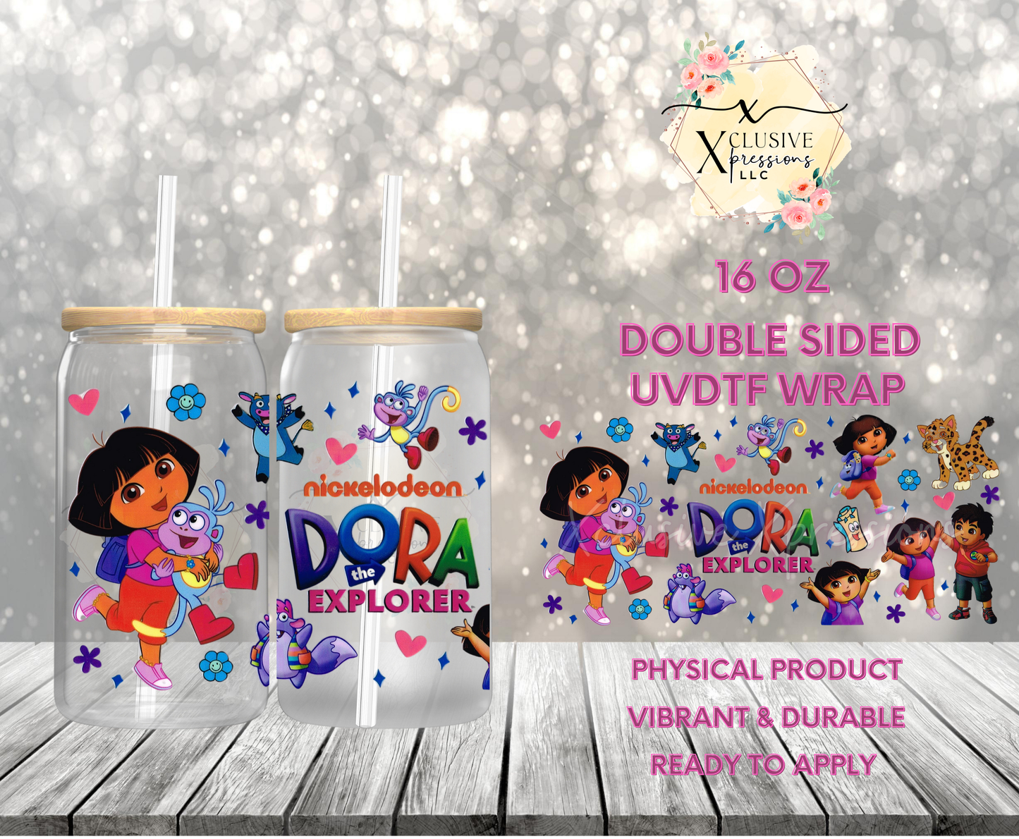 #878 Dor Girl, Double-Sided 16 oz UVDTF