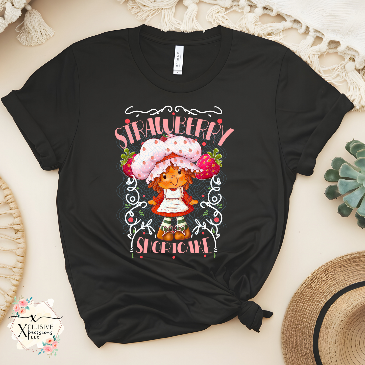 80s Strawberry Girl, DTF & Sublimation P2O