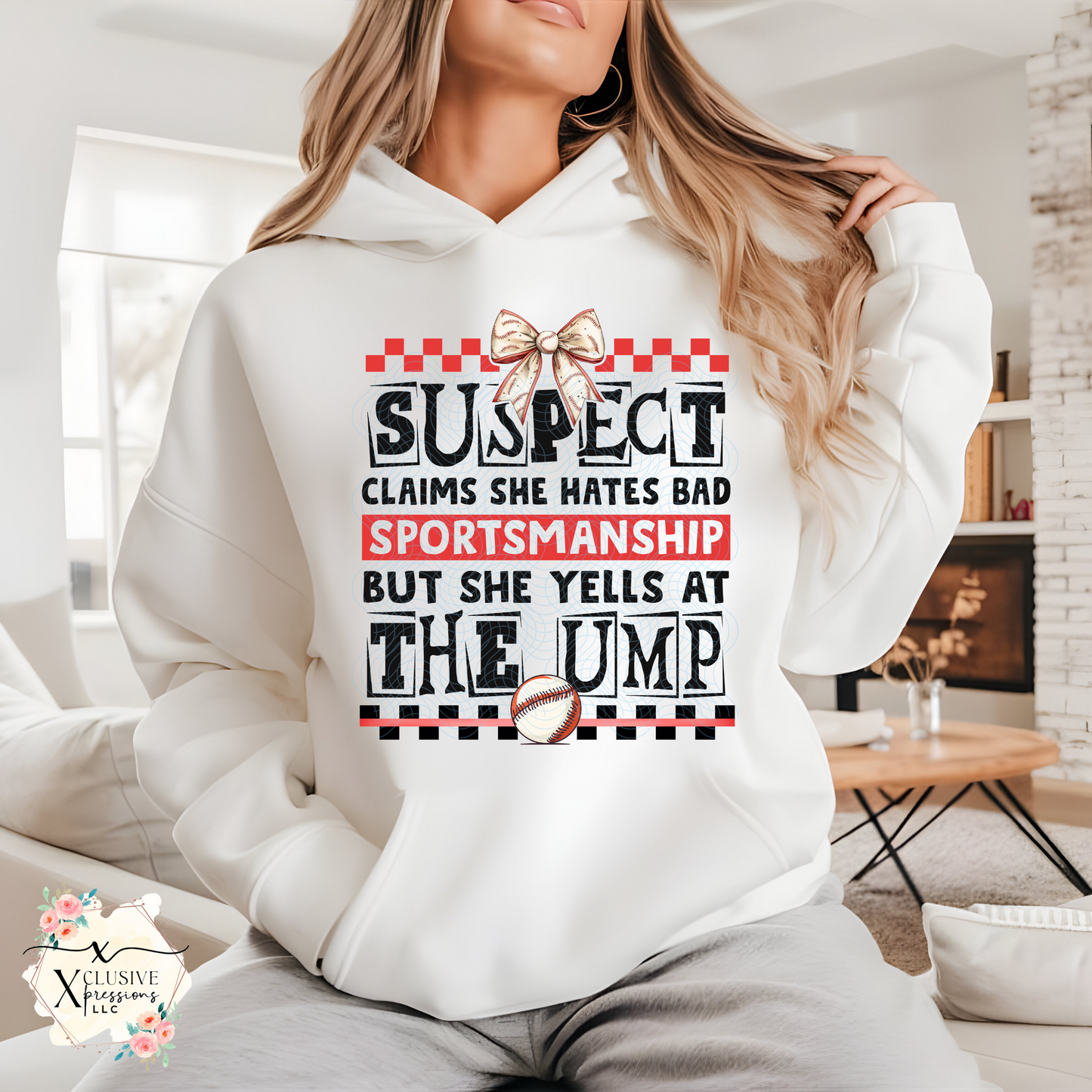 Suspect Baseball the Ump in Red, DTF & Sublimation POD