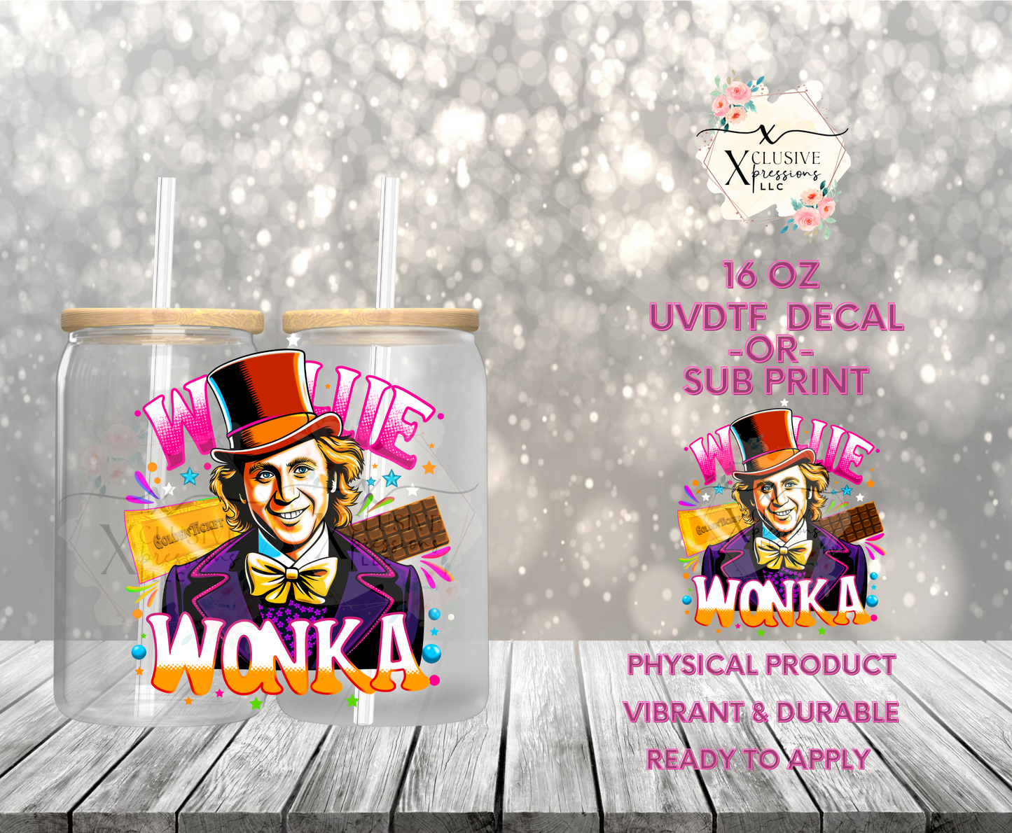 #870 Wonka, UVDTF Decal P2O