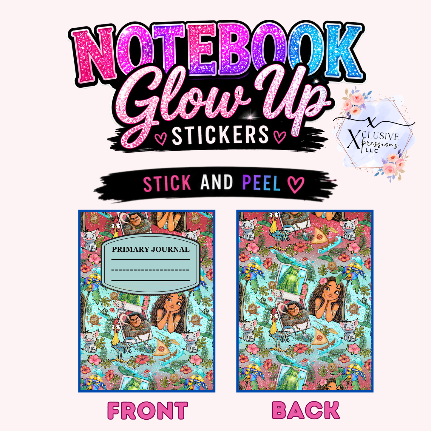 Mo Princess, Notebook Glow Up Stickers™