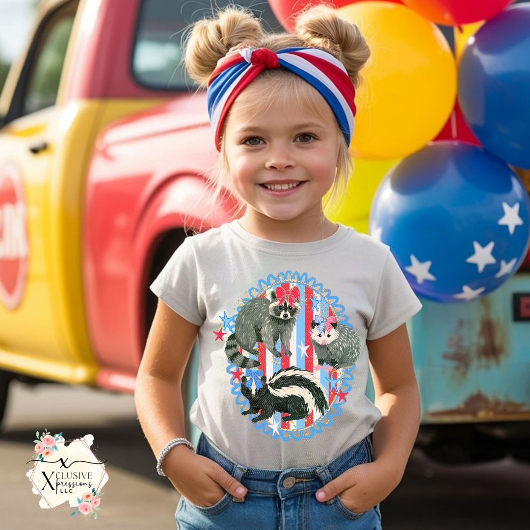Patriotic Friends, Kids DTF P20