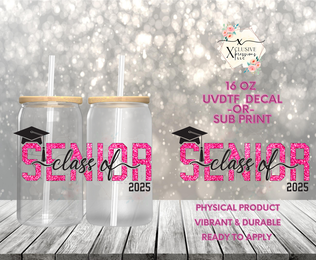 #875 Senior 2025, 16 oz UVDTF P2O