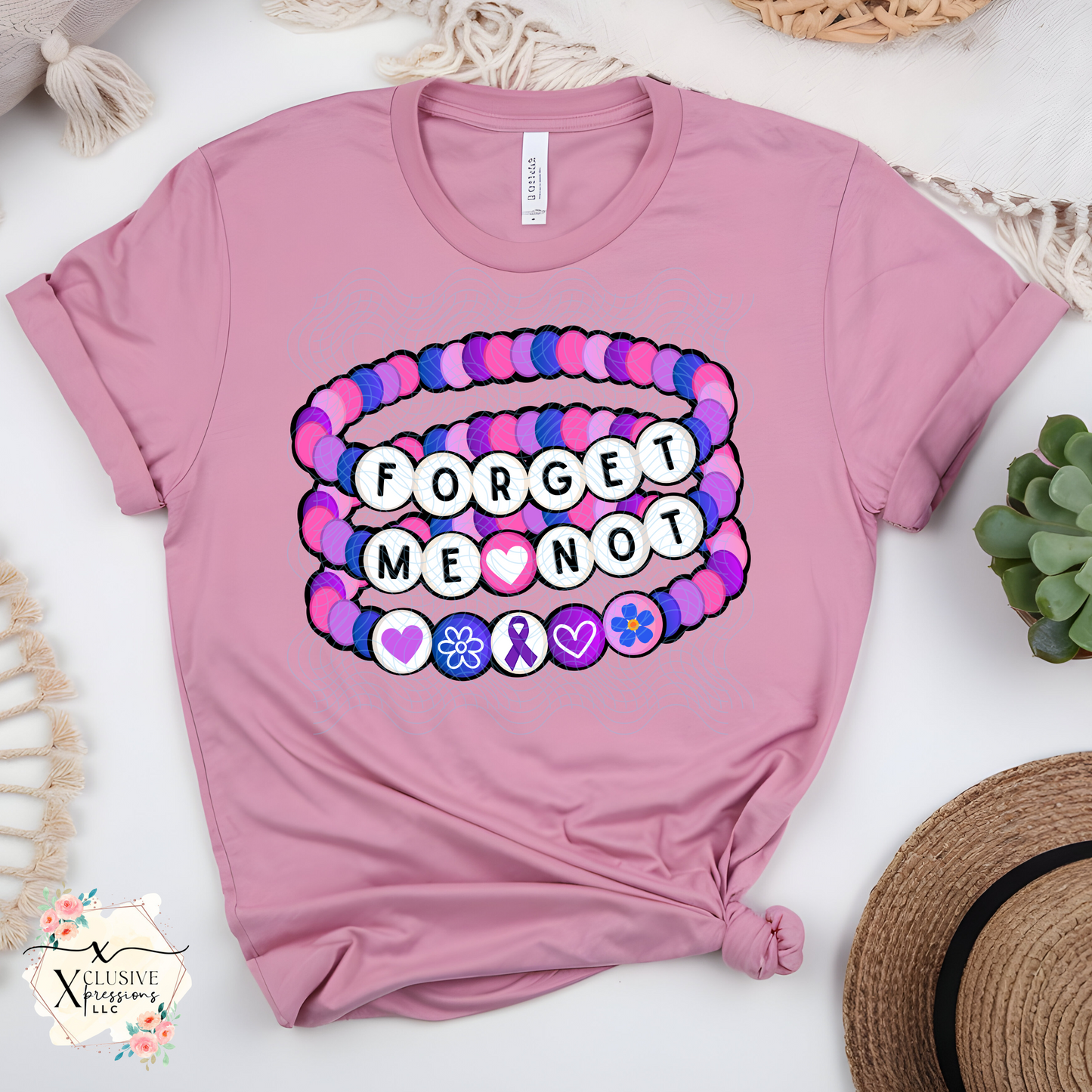 Forget Me Not Shirt, Sublimation