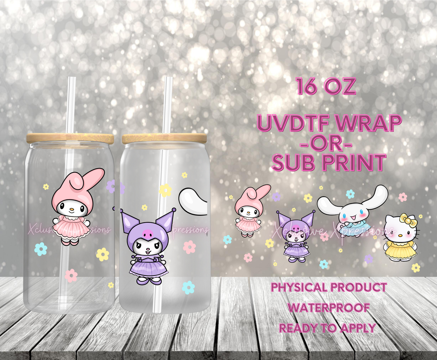 #610 HK Dresses, 16 oz UVDTF P2O