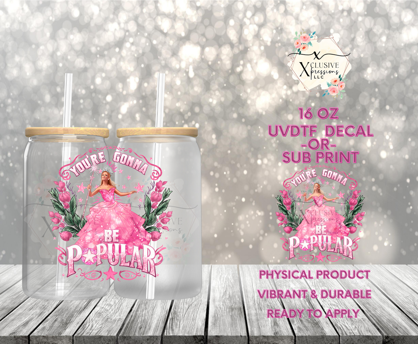 #871 Wicked, UVDTF Decal P2O