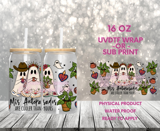 #591 Antipasado Ghosts, 16 oz UVDTF P2O