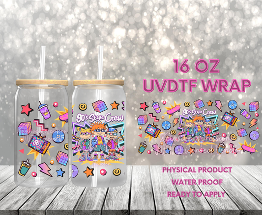 #393 Style 90s Crew, 16 oz UVDTF P2O