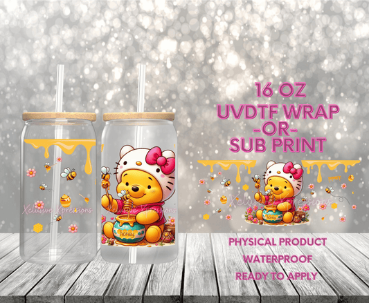 #586 HK Pooh, 16 oz UVDTF P2O