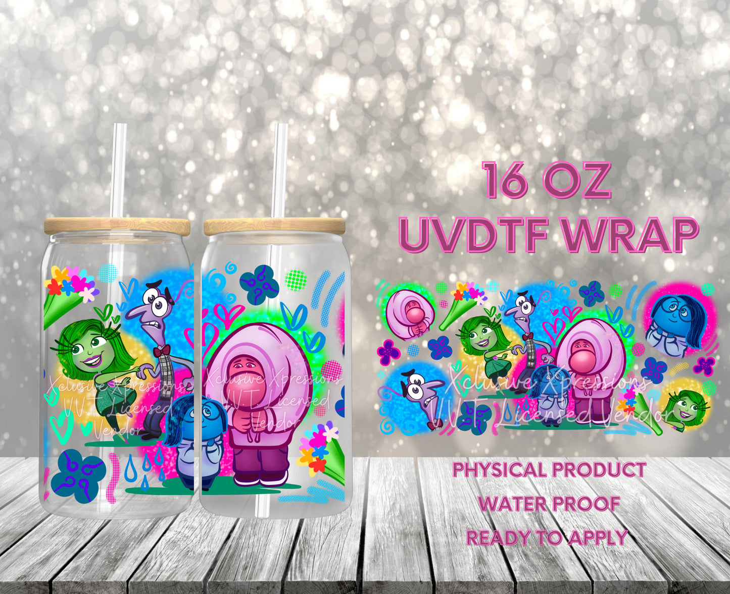 #589 Inside Out,  16 oz UVDTF P2O