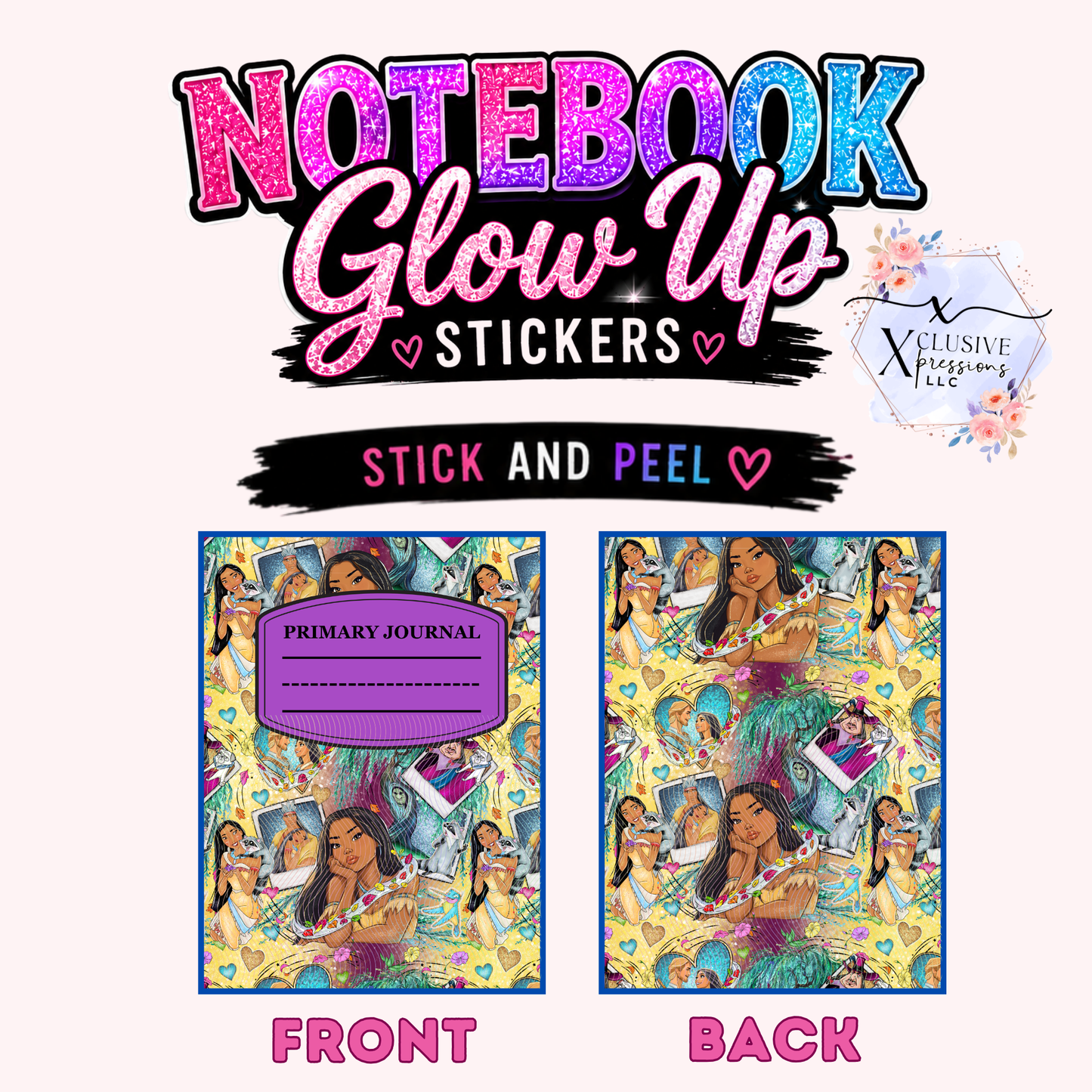 Pochan Princess, Notebook Glow Up Stickers™