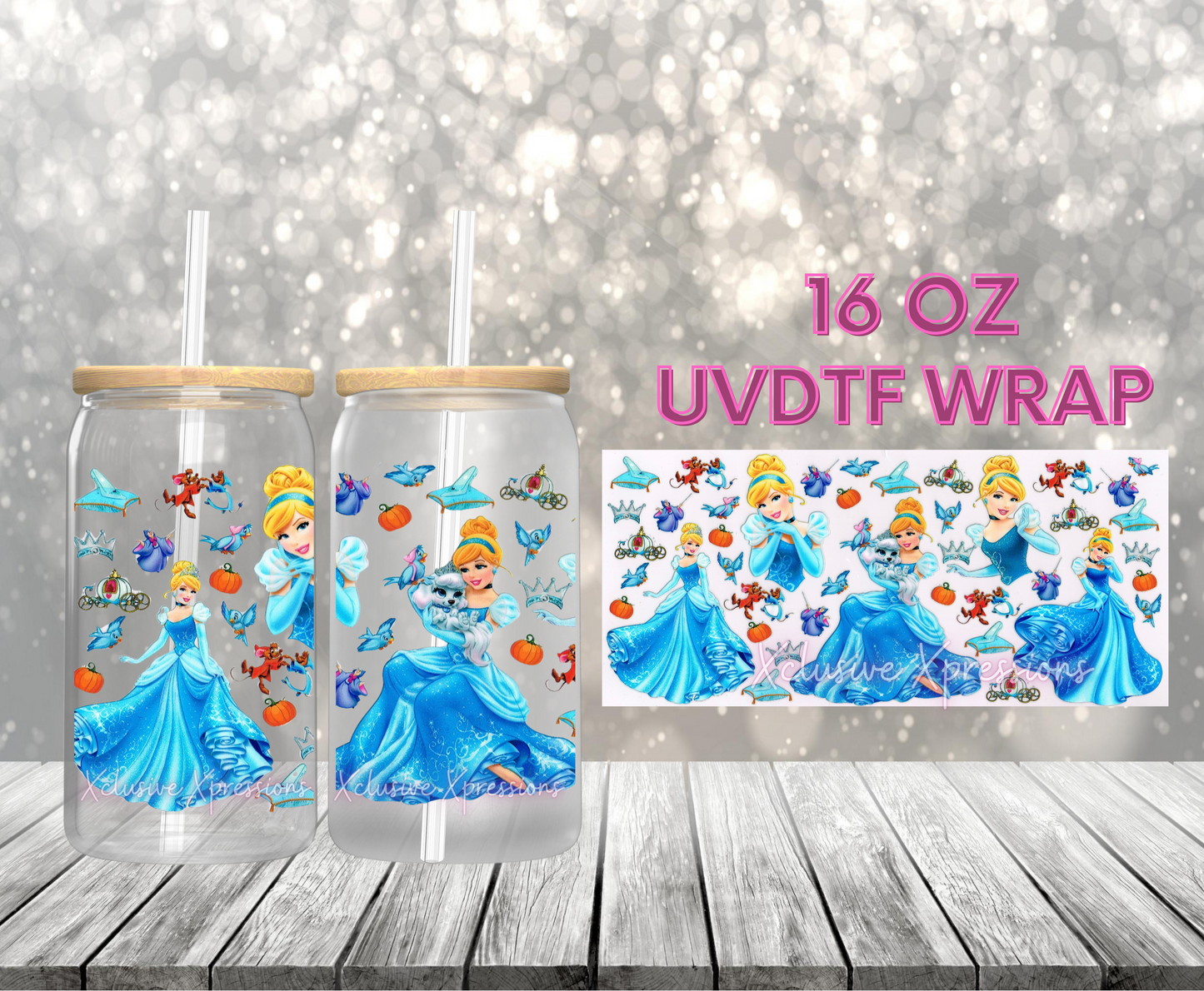 #113 Princess Cindy, 16 oz UVDTF