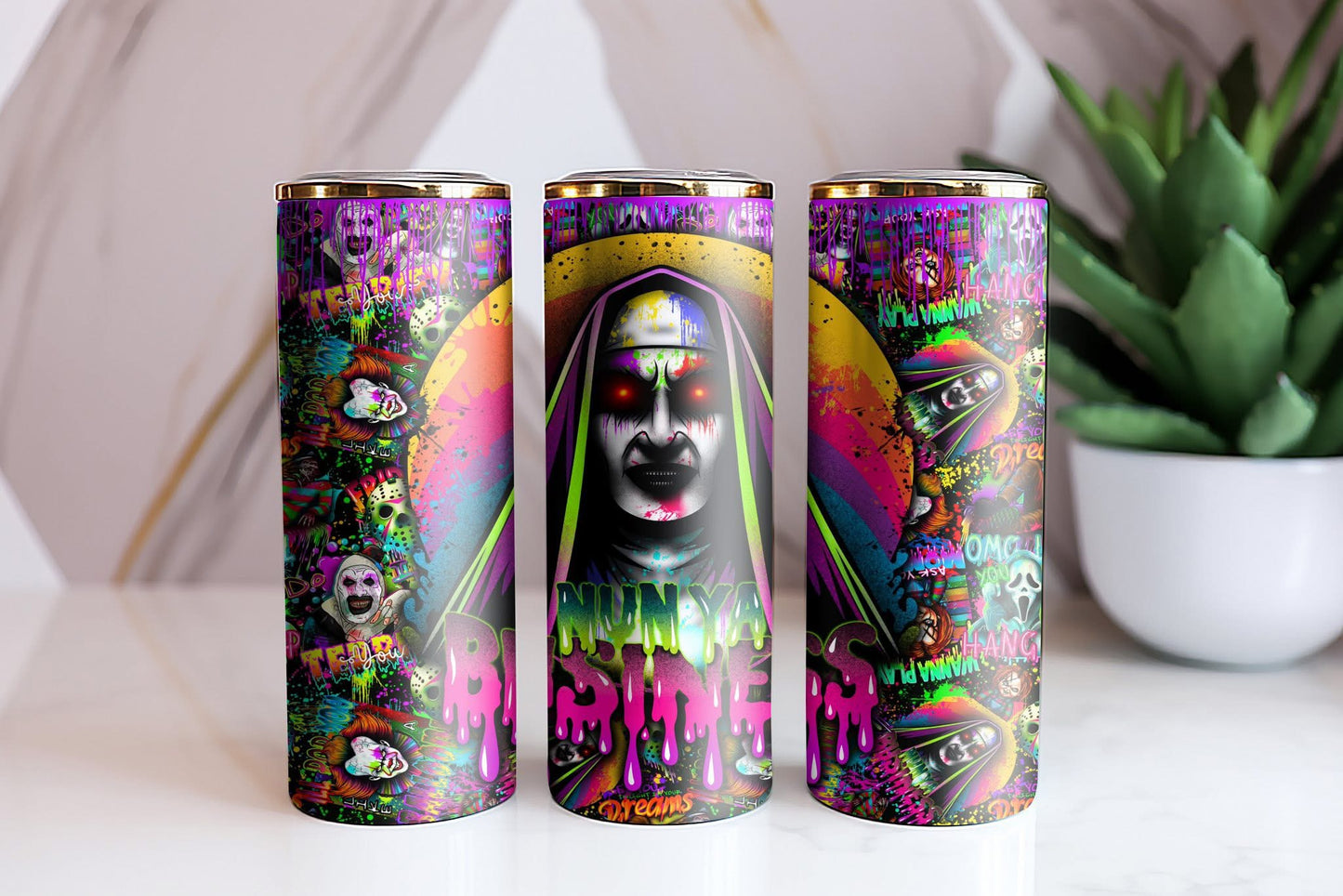 #1117 Horror Splatter Nun Collection, P2O