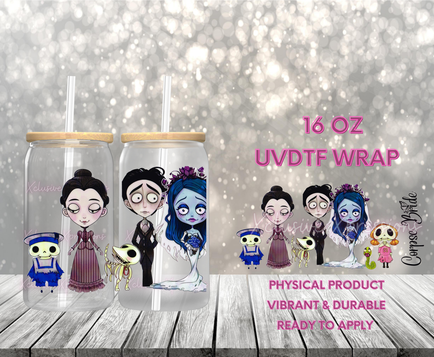 #700 Bride Halloween, 16 oz UVDTF