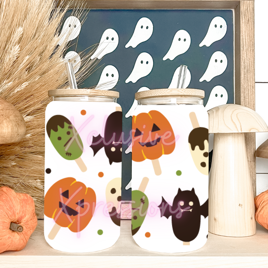 #569 Halloween Popsicles, 16 oz UVDTF P2O