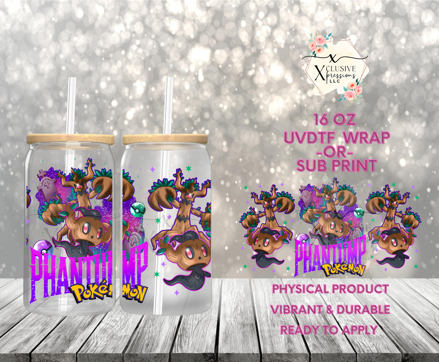 #929 Phan Brown Poke, 16 oz UVDTF P2O