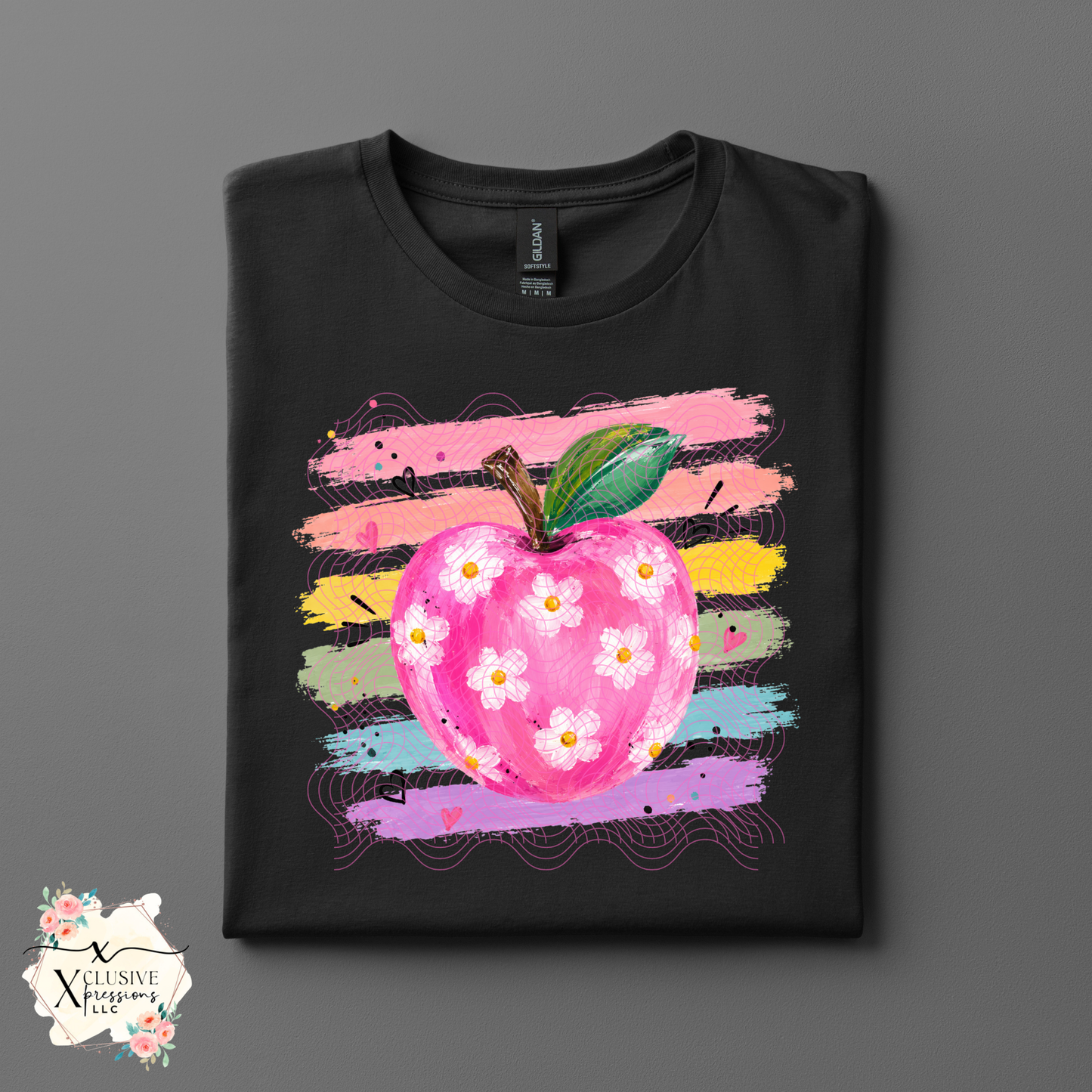 Apple & Flowers, DTF P2O