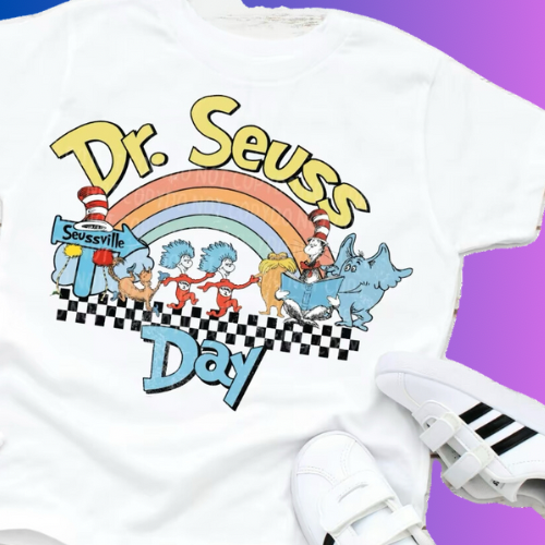 Dr. Seuss Day Rainbow, DTF