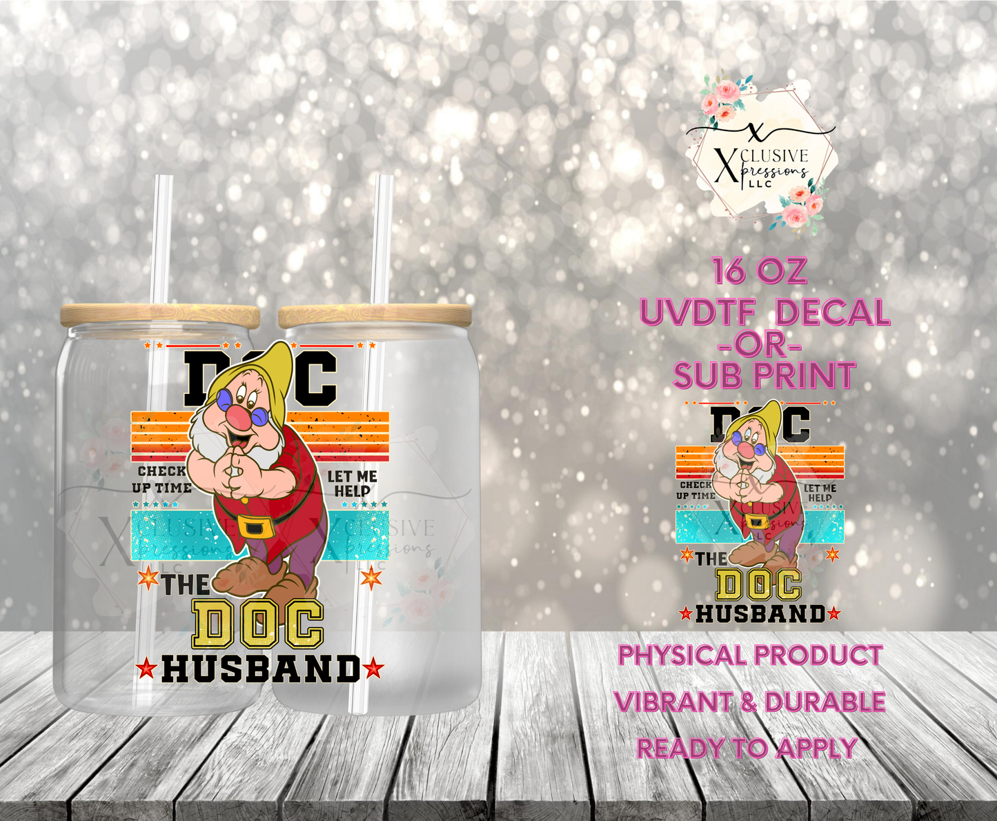 #941 Doc Dwarf, UVDTF Decal P2O