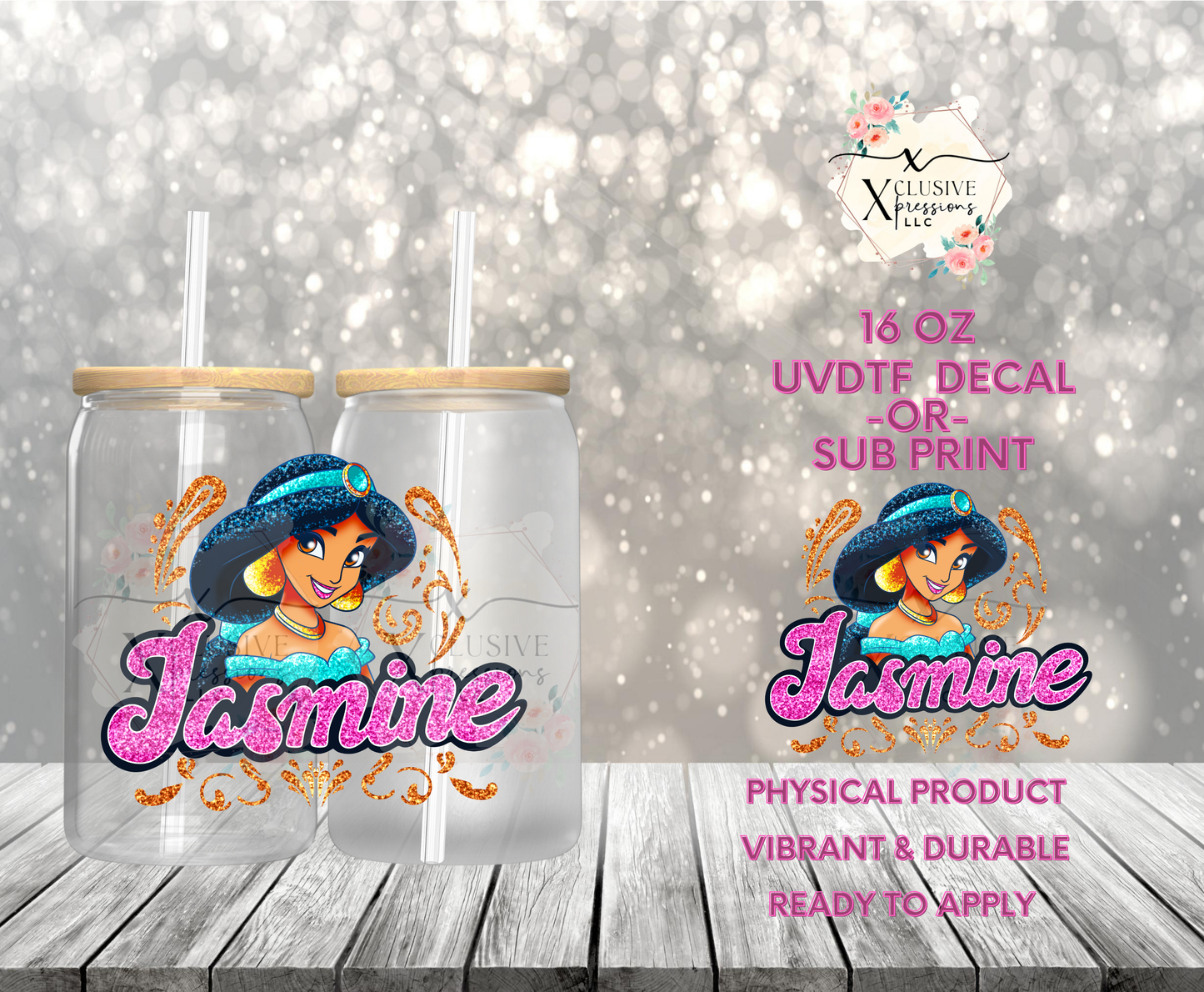 #949 Jas Princess, UVDTF Decal P2O