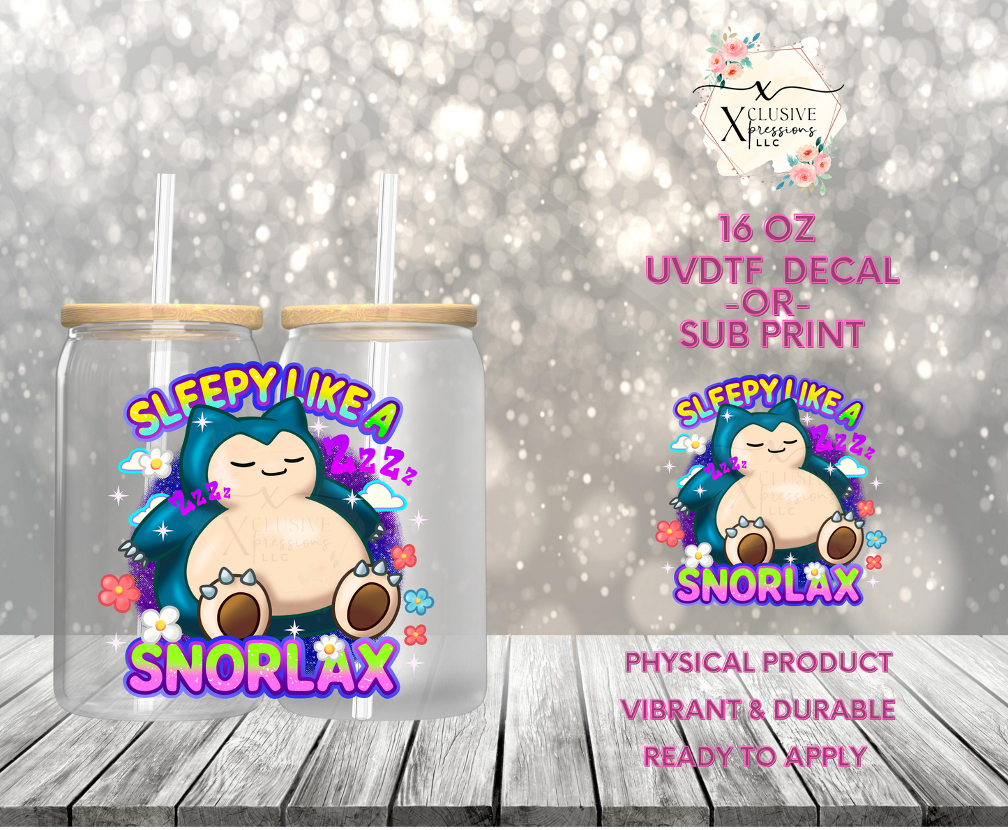 #918 Poke Purple, UVDTF Decal P2O