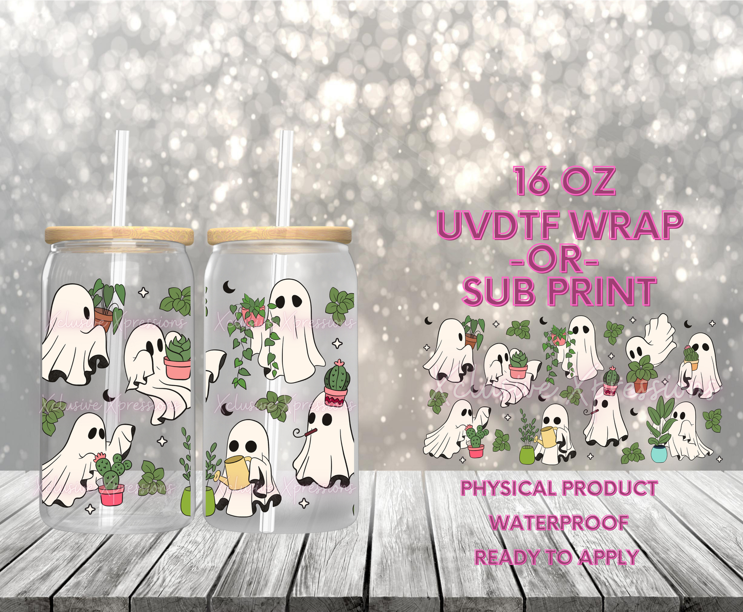 #660 Ghost Plants, UVDTF P2O