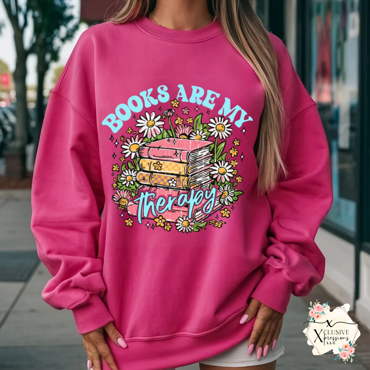 Book Therapy, Glitter Screenprint RTS