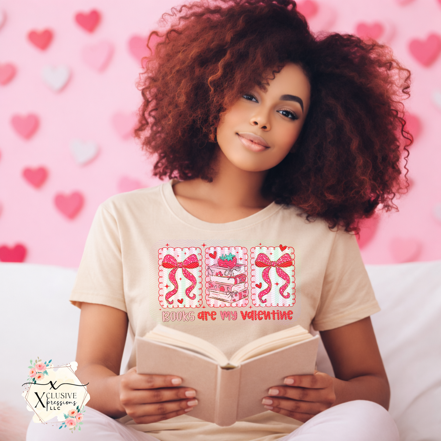 Books Are My Valentine, DTF P20